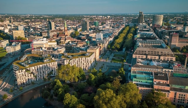 Königsallee in Düsseldorf