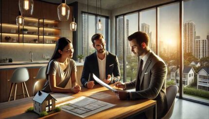 mit lokalen Immobilienmaklern arbeiten