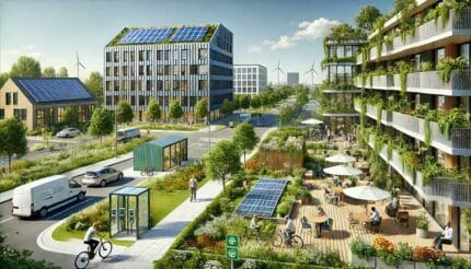 Klimafreundliches Wohnen und Arbeiten in Düsseldorf